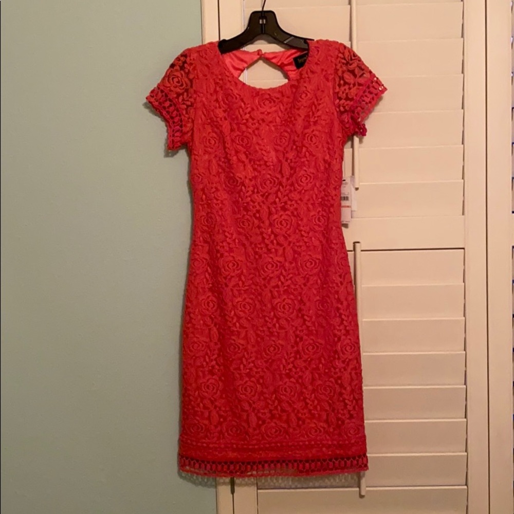NWT Coral lace sundress